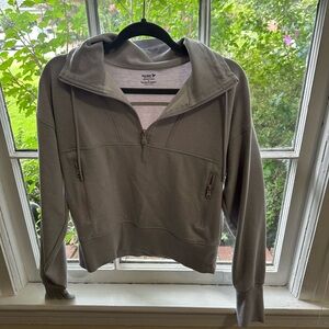 Old Navy Active Gray Zip-Up Fleece